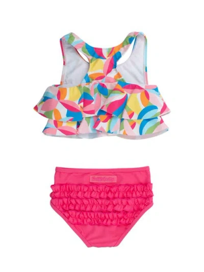 Rufflebutts Baby Girls Flounce Bikini In Multi