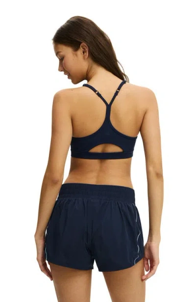 Cotton On Body Active 365 Keyhole Crop In Blue