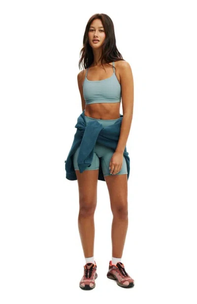 Cotton On Body Active 365 Keyhole Crop In Blue