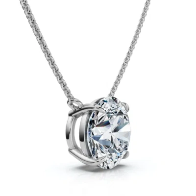 Bliss Diamond 18" Chain Lab Grown In Silver