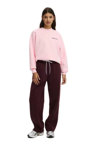 Cotton On Body Plush Graphic Crew Sweatshirt In Multi