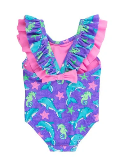 Rufflebutts Baby Girls V-back One Piece