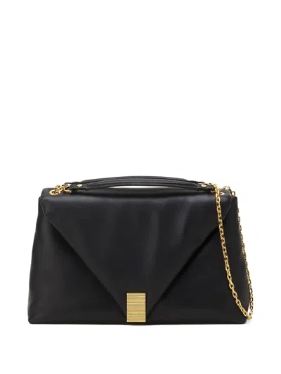 Lanvin Arpege Concerto Shoulder Bag Chain Strap In Black