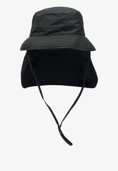 Barbour X Kaptain Sunshine Bucket Hat In Black