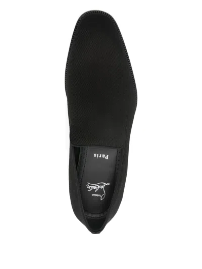 Christian Louboutin Men Dandelion Suede Loafers In Animal Print