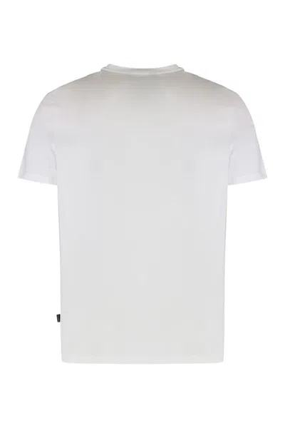 7 For All Mankind Set Of Three Cotton T-shirts In Multi