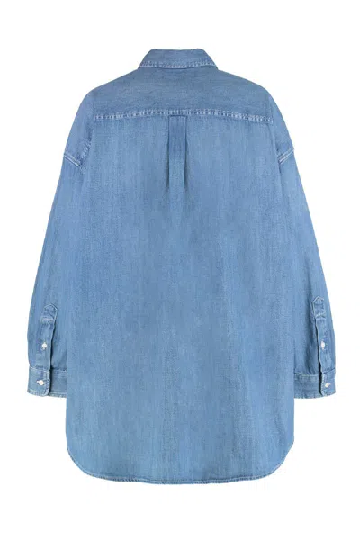 Polo Ralph Lauren Oversized Denim Shirt In Blue