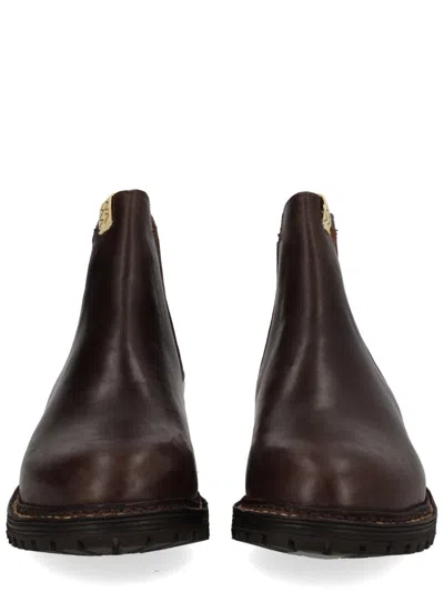 Visvim Leather Boot In Multi