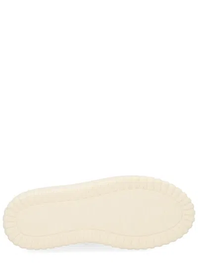 Hogan Sneakers Panelled Design Platform Sole Round Toe In Neutral