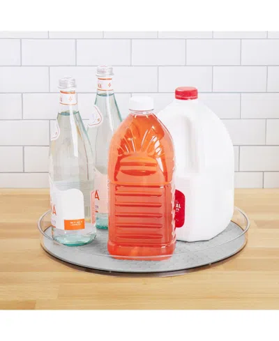 Spectrum Hexa Turntable 14.5" Rotating Kitchen Organizer In Gray