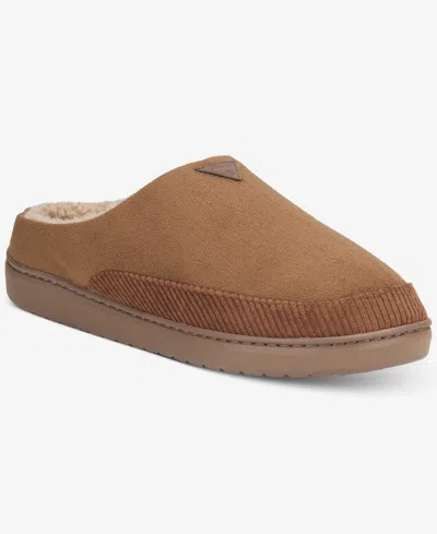 Weatherproof Men's Faux-suede Clogs In Brown