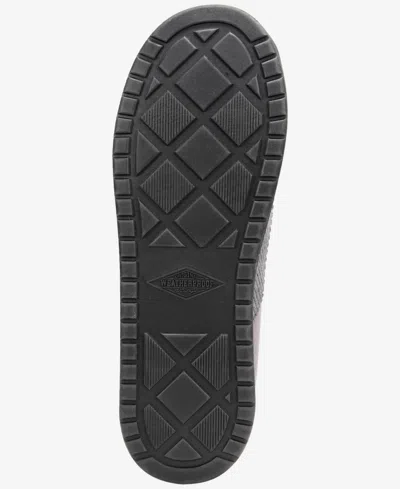 Weatherproof Vintage Men's Microsuede Corduroy Clog With Faux Shearling Lining And Indoor-outdoor Sole Shoe In Pink