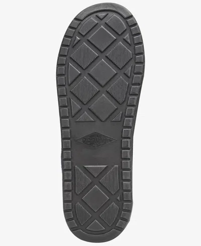 Weatherproof Men's Venetian Contrast-stitch Moccasin Slippers In Brown