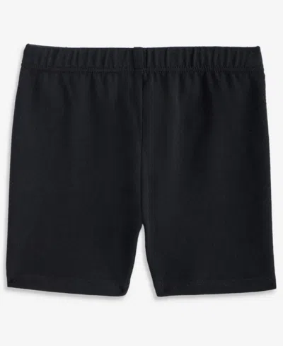First Impressions Baby Girls Solid Biker Shorts, Macy's Exclusive In Black