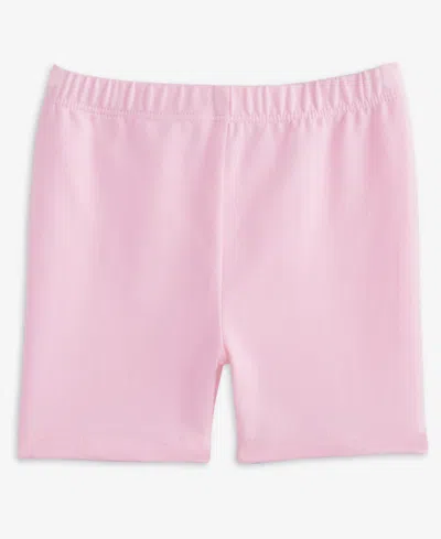 First Impressions Baby Girls Solid Biker Shorts, Macy's Exclusive In Pink