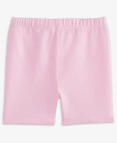 First Impressions Baby Girls Solid Biker Shorts, Macy's Exclusive In Pink