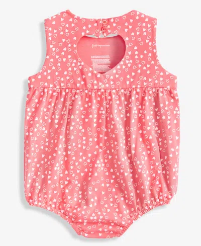 First Impressions Baby Girls Mini Hearts Sunsuit, Macy's Exclusive In Purple