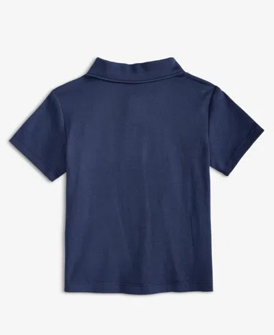 First Impressions Baby Boys Mini Car Polo Shirt, Macy's Exclusive In Blue