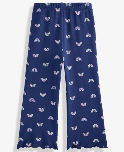 First Impressions Baby Girls Mini Rainbow Flare Pants, Macy's Exclusive In Blue