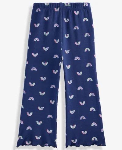 First Impressions Baby Girls Mini Rainbow Flare Pants, Macy's Exclusive In Blue
