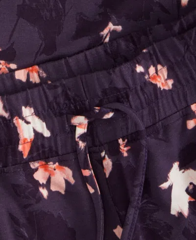 State Of Day Women's Textured Joggers, Macy's Exclusive In Purple