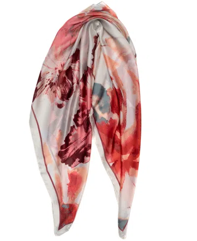 Vince Camuto Exploded Blooms Square Scarf In Multi