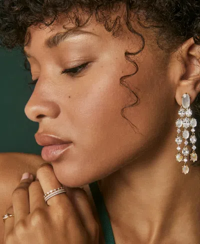 Kendra Scott Multi-stone Statement Earrings In Gold