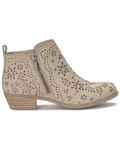 Lucky Brand Women's Basel Perforated Ankle Booties In Neutral