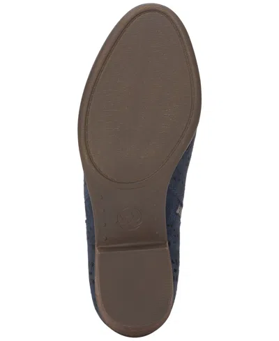 Lucky Brand Women's Basel Perforated Ankle Booties In Blue