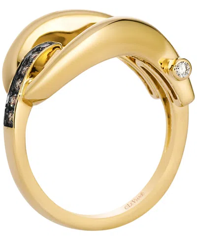 Le Vian Chocolate Diamonds (0.18 Ct. T.w.) & Nude Diamond (0.04 Ct. T.w.) Ring In 14k Honey Gold In Gold