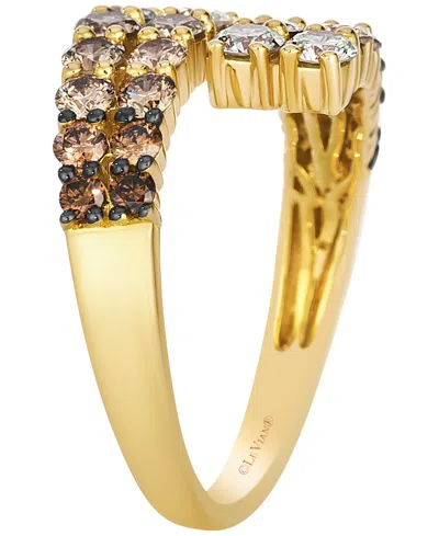 Le Vian Chocolate Ombre Diamond Ring (1.52 Ct. T.w.) In 14k Honey Gold In Gold