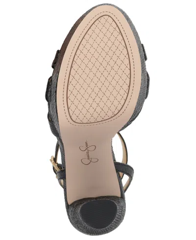 Jessica Simpson Women's Ilaria Strappy Platform Dress Sandals In Black