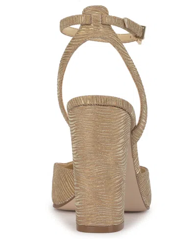 Jessica Simpson Nazela Pointed Toe Ankle Strap Pump In Neutral