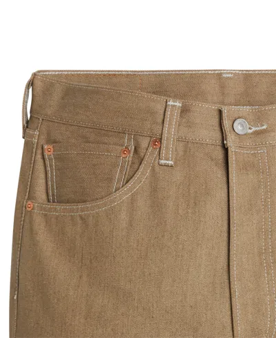 Levi's Men's 501 Original Fit Button Fly Non-stretch Jeans In Neutral
