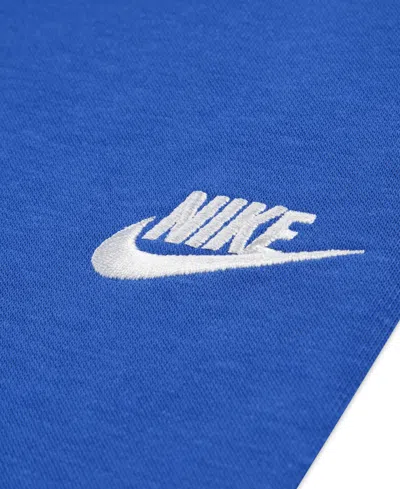 Nike Sportswear Boys 4-7 Glow With Me Lightweight 2-piece Fleece Crew Set In Blue