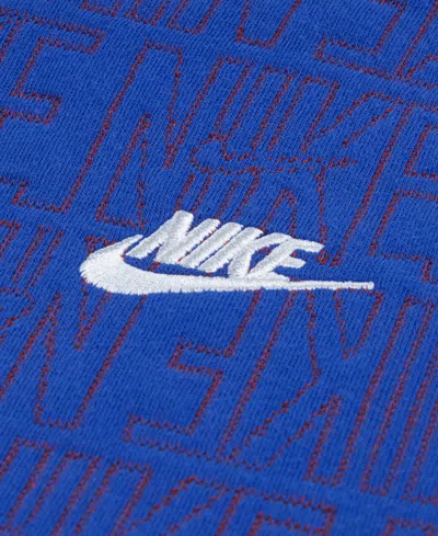 Nike Boys' 4-7 Sportswear Color-blocked Hoodie And Pants, 2-piece Set In Blue