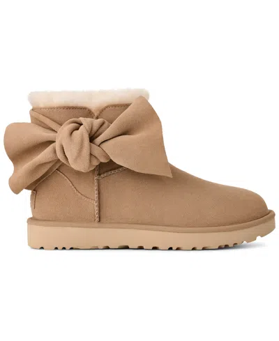 Ugg Women's Classic Mini Bow Boots In Brown