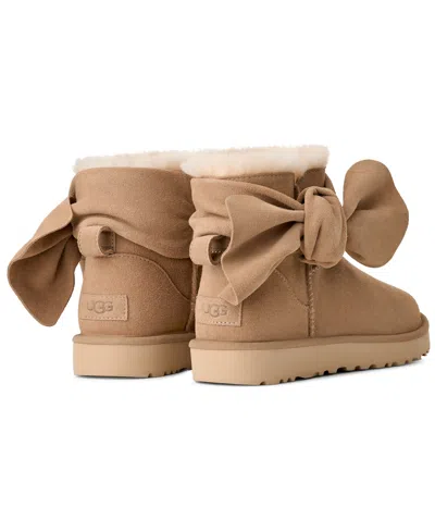 Ugg Women's Classic Mini Bow Boots In Brown