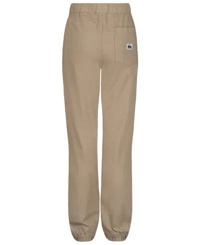Quiksilver Boys' 8-20 Taxer Beach Cruiser Drawcord Jogger Pants In Brown