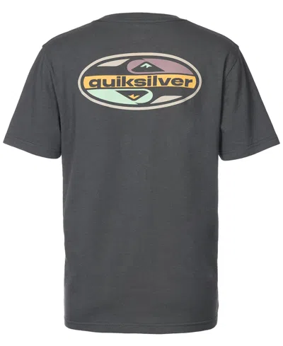Quiksilver Boys' 8-20 Oval Core Short-sleeve T-shirt In Black