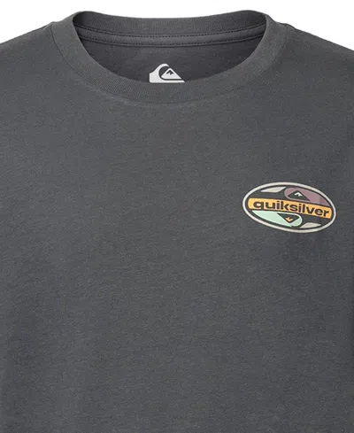 Quiksilver Boys' 8-20 Oval Core Short-sleeve T-shirt In Black