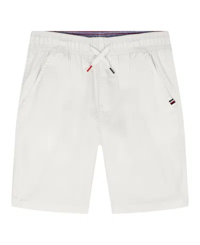 Tommy Hilfiger Boys 8-20 Core Essentials Pull-on Shorts In White