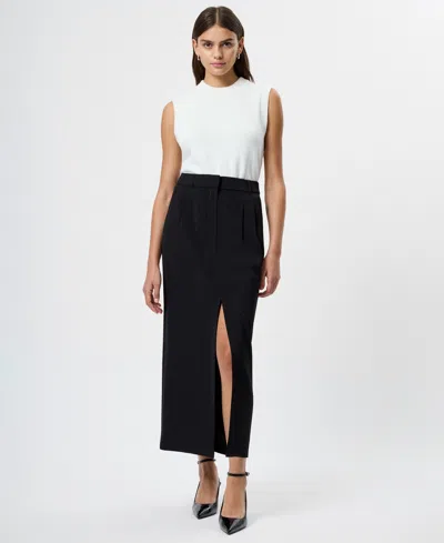 French Connection Women's Harry Suiting Midi Skirt In Black