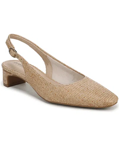 Lifestride Women's Lorena Pointed Toe Slingback Pumps In Brown