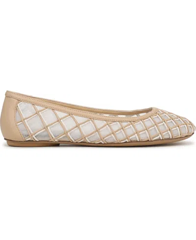 Franco Sarto Women's Christina Round Toe Ballerina/skimmer Shoes In Neutral