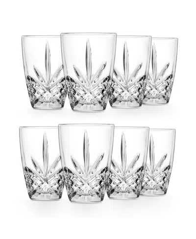 Godinger Dublin Crystal Juice Tumbler, Set Of 8 In Transparent