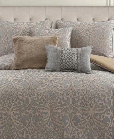 Waterford Carrick Soft 3-pc. Comforter Set, Queen In Gray