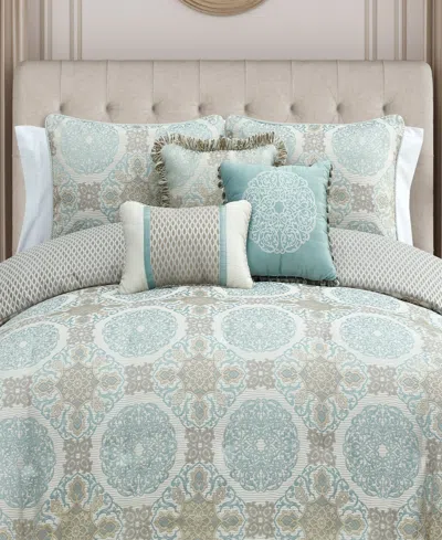 Waterford Jonet Soft 3-pc. Comforter Set, King In Blue