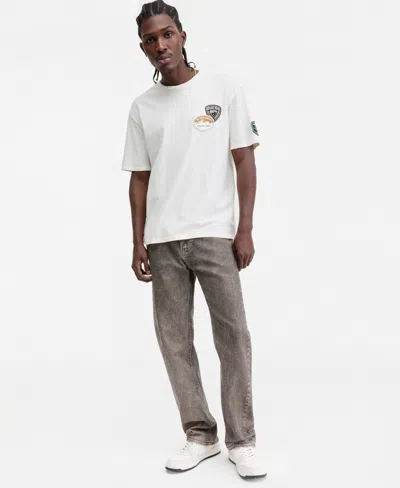 Guess Men's In The Woods Graphic T-shirt In White