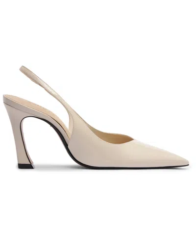 Schutz Women Lexi Mid Pointed Toe Pumps In White